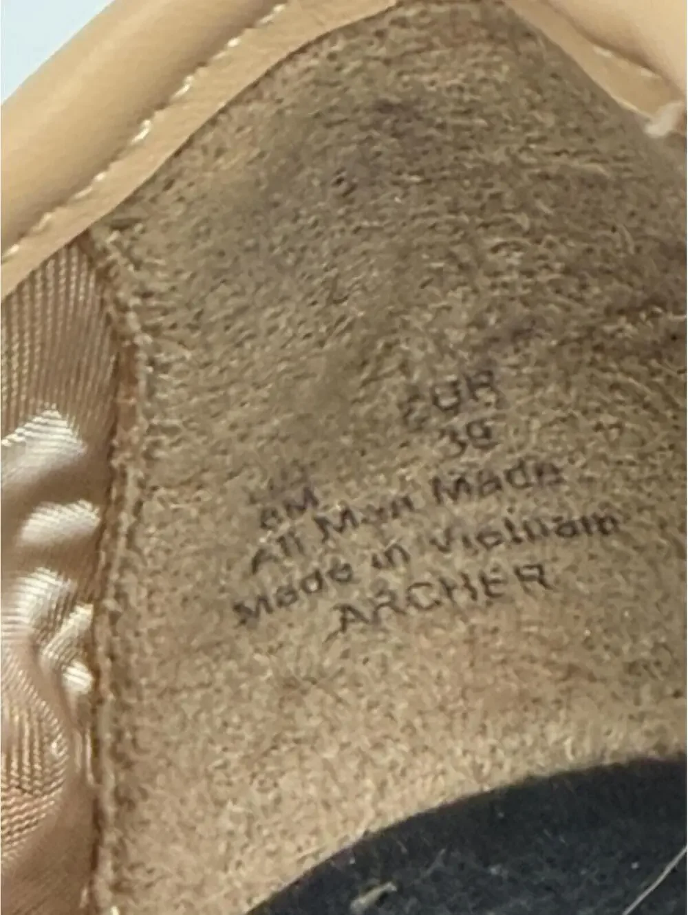 Circus by Sam Edelman Archer‎ Women's Ballet Flat Beige Laser Cut Size 8